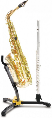 Hercules DS532BB Стойка альт/тенор саксофон + 1 кларнет/флейта, напольная,с футляром фото 2
