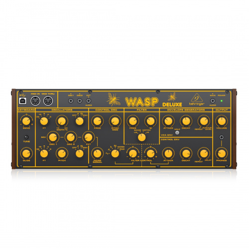 Behringer WASP DELUXE гибридный синтезатор с двойным OSC, мульти-модовый VCF, 16 голосов фото 2