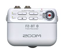 Zoom F2-BT/W полевой стереорекордер Bluetooth белый цвет