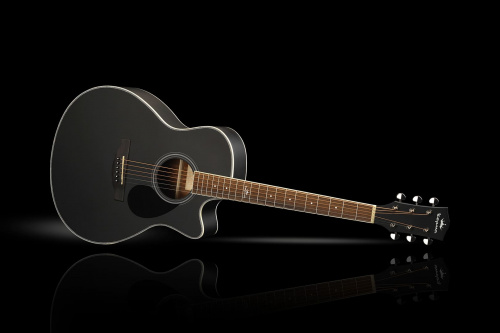 KEPMA A1C Black акустическая гитара, цвет черный фото 4