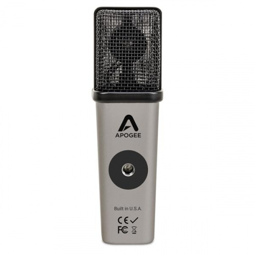 Apogee MiC Plus USB микрофон конденсаторный с выходом на наушники, 96 кГц. Кардоидный. Настольная подставка в комплекте. Для Windows, Mac, iPad, iPhon фото 2