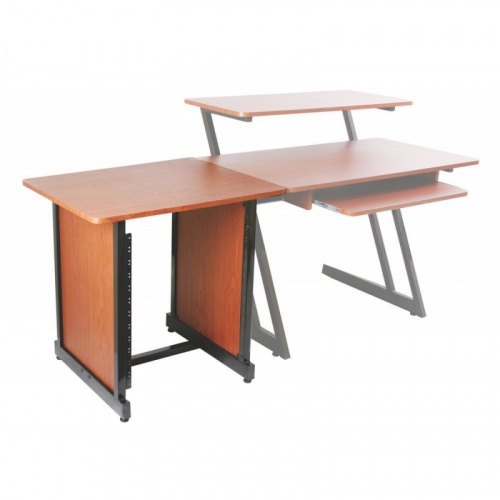 OnStage WSR7500RB- Рэк-стол 12U стальной каркас, ламинированные панели, ( цвет красное дерево) фото 2