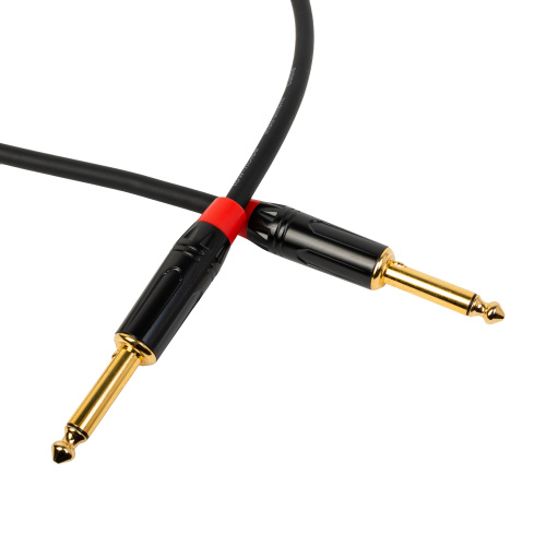 ROCKDALE IC070-3M инструментальный кабель, позолоченные металлические разъемы mono jack, цвет черный, 3 метра фото 5