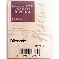 RICO DCT0240 Reserve Classic трости д/кларнета Bb №4, 2 шт/уп