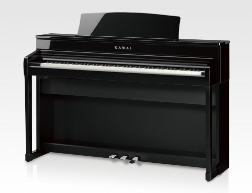 Kawai CA79EP Цифровое пианино цвет полированный чёрный механика Grand Feel III деревянные клавиши