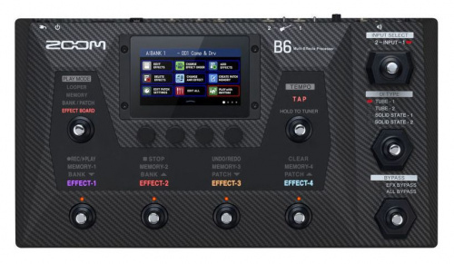 Zoom B6 Процессор для бас-гитары фото 2
