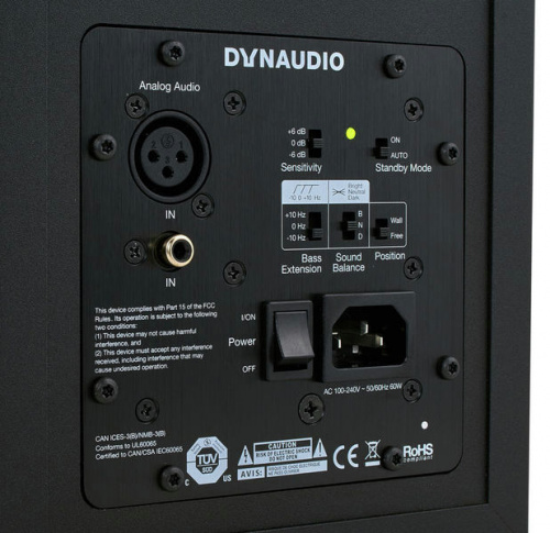Dynaudio LYD-5 Референсный монитор ближнего поля с 5" НЧ динамиком, белый фото 6
