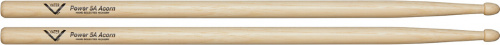 VATER VHP5AAW Power 5A Acorn барабанные палочки, материал: орех, L=16 1/2" (41.91см), D=.580" (1.47с
