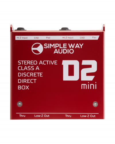Simple way Audio D2mini Активный DI-Box, двухканальный фото 2