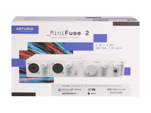 Arturia MiniFuse 2 White USB аудио интерфейс фото 13