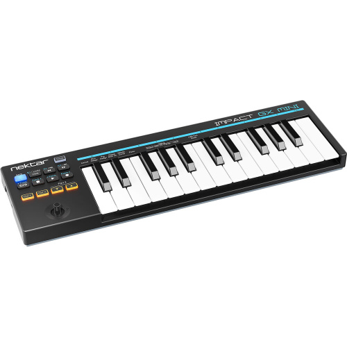 Nektar Impact GX MINI USB MIDI клавиатура, 25 клавиш, ПО Bitwig 8-Track, вес 0,49 кг фото 2