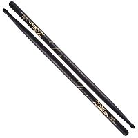 ZILDJIAN 0X5A ONIIX X5A барабанные палочки с деревянным наконечником, цвет черный, материал: орех