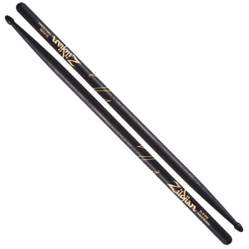 ZILDJIAN 0X5A ONIIX X5A барабанные палочки с деревянным наконечником, цвет черный, материал: орех