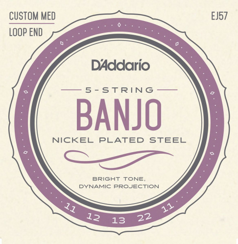 D'Addario (E)J57 струны для пятиструнного банджо, medium