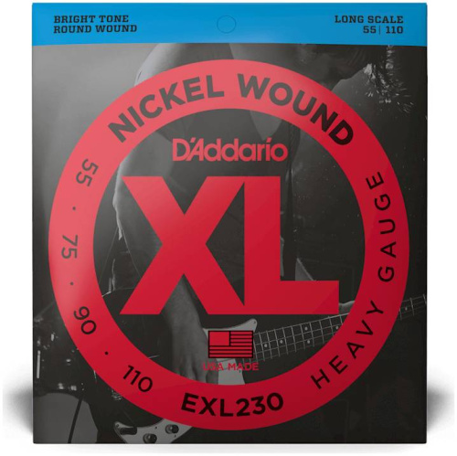 D'Addario EXL230 Струны бас super soft long, 055-110. фото 2