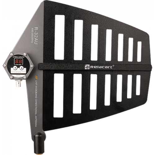 Relacart R-32AU Широкополосная активная антенна с gain display (встроенный усилитель)