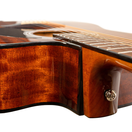 ROCKDALE Aurora D6 C E ALL-MAH Gloss электроакустическая гитара, дредноут с вырезом, корпус из махагони, цвет натуральный, глянц фото 6