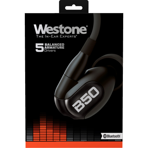 WESTONE B50 BT cable Вставные наушники с Bluetooth кабелем. 5 балансных арматурных драйверов, частотный диапазон 10 Гц - 20 кГц, чувствительность 118  фото 6