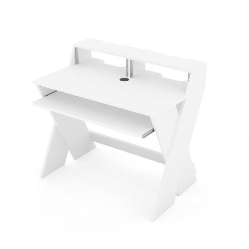 Glorious Sound Desk Compact White стол аранжировщика, цвет белый фото 4