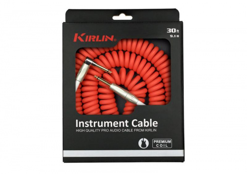 Kirlin IMK-202PFGL 9.1M RDF кабель инструментальный витой Разъемы: 1/4" прямой моноджек 1/4" уг фото 2