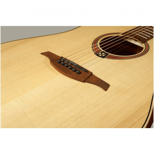LAG T-70D NAT Акустическая гитара, дредноут, цвет натуральный фото 5