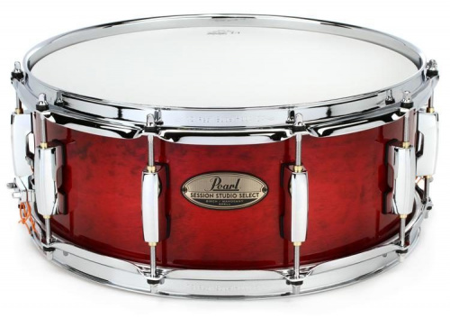Pearl STS1455S/C315 малый барабан STS 14"х5,5", берёза/красное дерево, цвет Antique Crimson Burst