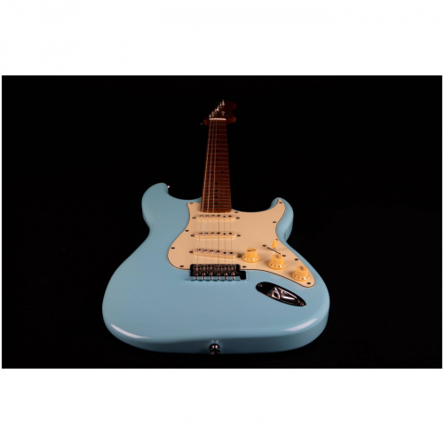 JET JS-300 BL электрогитара, Stratocaster, корпус липа, 22 лада,SSS, tremolo, цвет Sonic blue фото 3