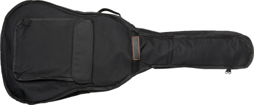 Tobago HTO GB20F чехол для акустической гитары с двумя наплечными ремнями, передним карманом и подкладом, цвет черный фото 2
