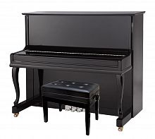 Sam Martin UP123B Пианино акустическое, 7 1/3 октавы, 88 клавиш, цвет чёрный, банкетка