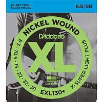 D'Addario EXL130 + струны для эл .гит., Extra Super Light+, никель, 8,5-39