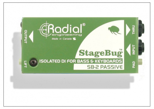 Radial SB-2 пассивный ди-бокс для баса, акустики и клавиш