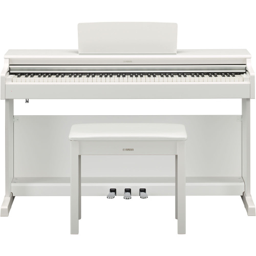Yamaha YDP-165WH Arius цифровое пианино с банкеткой, клавиатура GH3, 192 полифония, 10 тембров фото 2