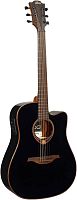LAG T-118D CE-BLK Электро-акустическая гитара, Дредноут с вырезом и пьезодатчиком, цвет-черный