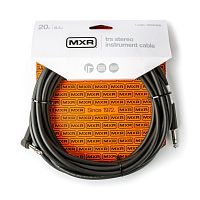 MXR DCIST20R стерео инструментальный кабель, 6 м, прямой и угловой джеки