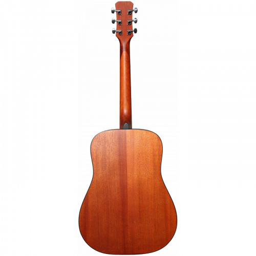 JET JD-355 OP акустическая гитара, дредноут, полностью красное дерево, цвет натуральный, open pore фото 5