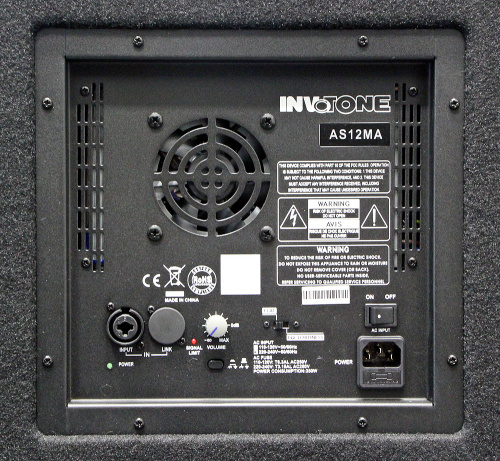 Invotone AS12MA активный сценический монитор 1200 Вт, 64Гц-18кГц, 121 дБ SPL фото 3