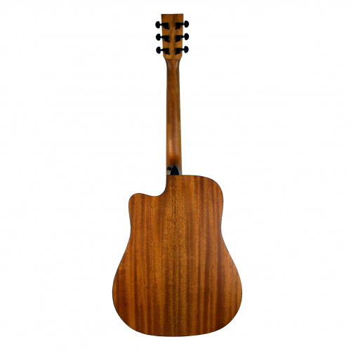 BEAUMONT DG142C акустическая гитара, дредноут с вырезом, ель, цвет натуральный фото 4
