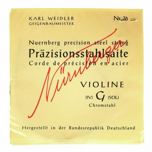 NURNBERGER Precision Nr.76 Струна G (4) для скрипки 1/2 (631942)