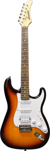 Fernandes LE-1Z 3SB/L электрогитара Stratocaster HSS, цвет трёхцветный санбёрст