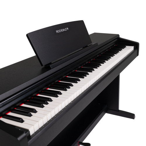 ROCKDALE Arietta Black цифровое пианино, 88 клавиш, цвет черный фото 6