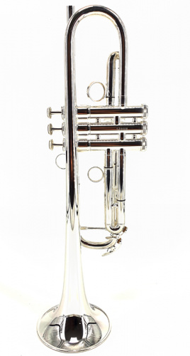 Brasspire BPTR-770S Труба Bb с реверсивным настроечным кроном, мензура: 11,65 мм (ML), диаметр раструба: 125 мм, серебряное покрытие всего инструмента фото 2