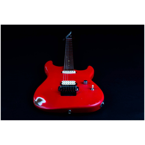 JET JS-850 Relic FR электрогитара, Stratocaster, корпус ольха, 22 лада, HS, цвет Relic FR, красный фото 4