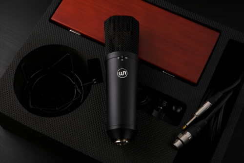 WARM AUDIO WA-87 R2B студийный конденсаторный микрофон с широкой мембраной, цвет черный фото 4