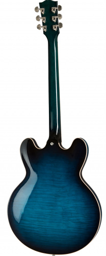 GIBSON 2019 ES-335 Dot, Blues Burst гитара полуакустическая, цвет санберст в комплекте кейс фото 3