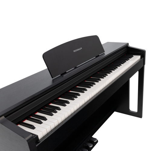ROCKDALE Sonata Rosewood Цифровое пианино. Коричневый цвет. 88 полноразмерных клавиш, градуированная клавиатура. Полифония 64 голоса. 20 тембров. 10 д фото 5
