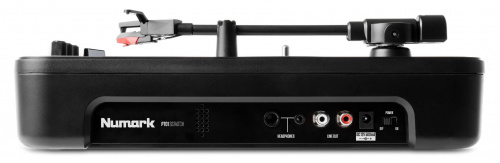 NUMARK PT01 SCRATCH портативная USB-вертушка для скретчинга, с крышкой, динамиком, питание AC/DC, 33 1/3, 45, 78. фото 3
