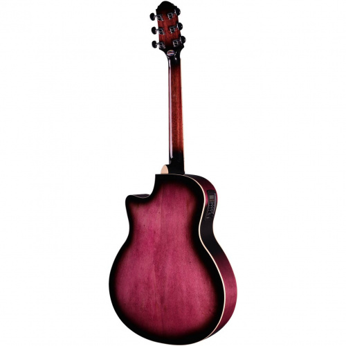 CRAFTER NOBLE TPS Edition электроакустическая гитара, топ и корпус клен, цвет фиолет фото 6
