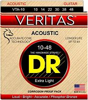 DR VTA-10 VERITAS струны для акустической гитары 10 48