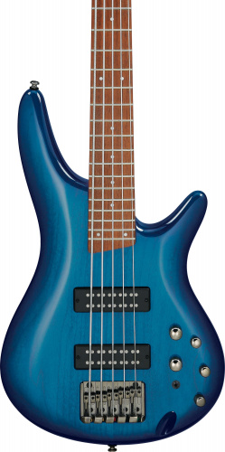 IBANEZ SR375E-SPB электрическая бас-гитара, 5 струн, цвет синий фото 7
