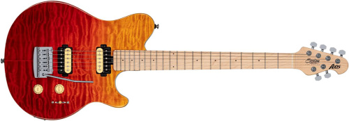 STERLING AX3QM-SPR-M1 электрогитара Axis in Quilted Maple Spectrum Red